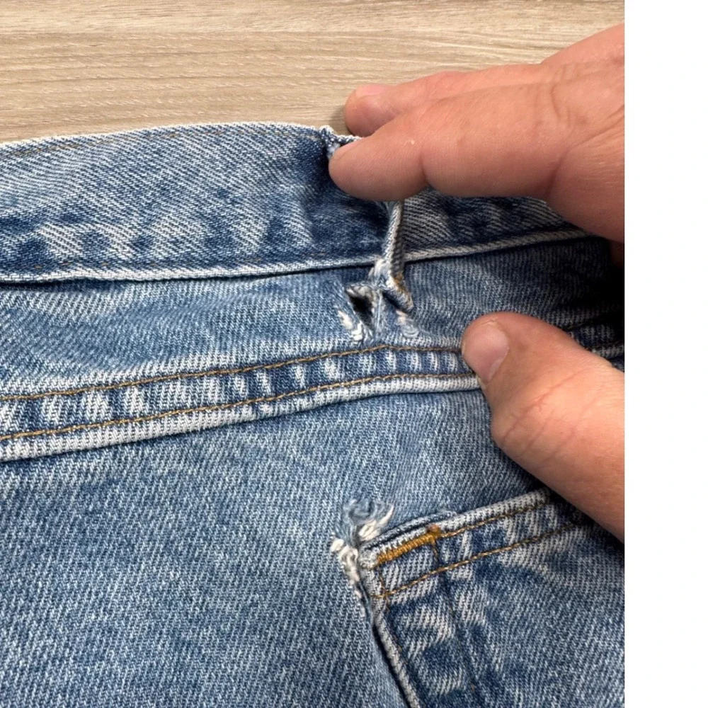 Carhartt B18 STW Traditional Fit Mens Jeans 44x30 Blue Stonewash Straight‎ Leg